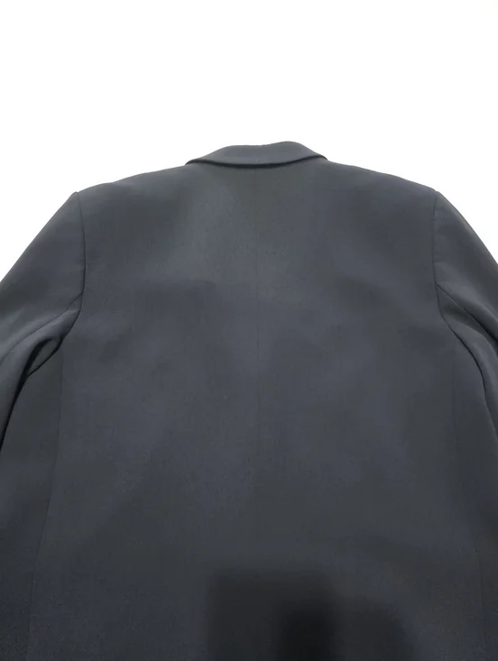 MICHAEL KORS Navy One Button Mensy Blazer Long Sleeve Front Button Size 16 - Picture 11 of 13